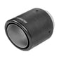 Flowmaster 15401 Exhaust Tip - 4 in. Rolled Angle Carbon Fiber Fits 3 in. Tubing - Weld On