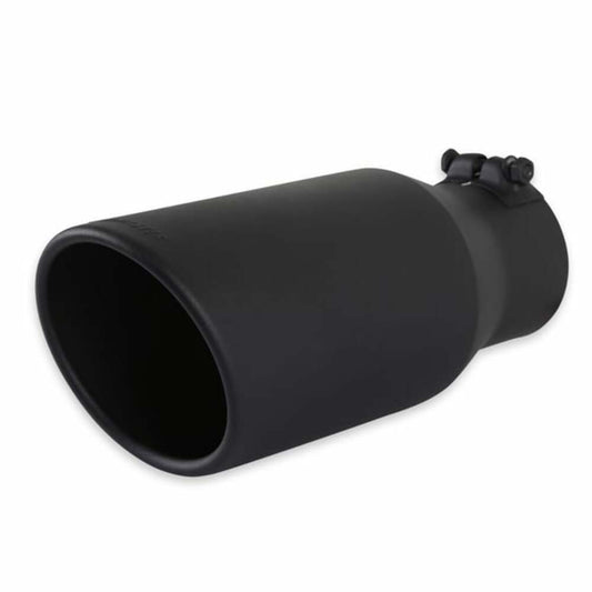 5 Black Angle Cut Fits 3.5 Tubing, 12 Long; Exhaust Tips; Flowmaster-15405B