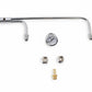 Mr. Gasket 1559 Mr. Gasket Fuel Line Kit with Gauge & Fittings - Chrome