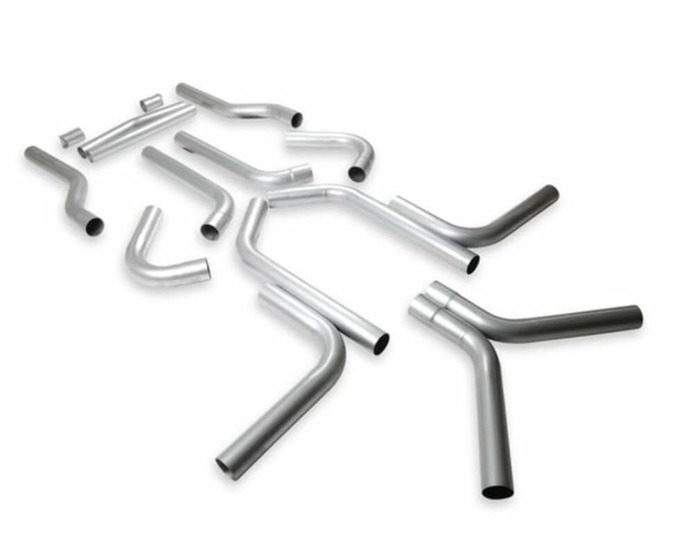 Flowmaster 15937 U-Fit Dual Exhaust Kit - 3.00 in. - Universal 16-piece pipes