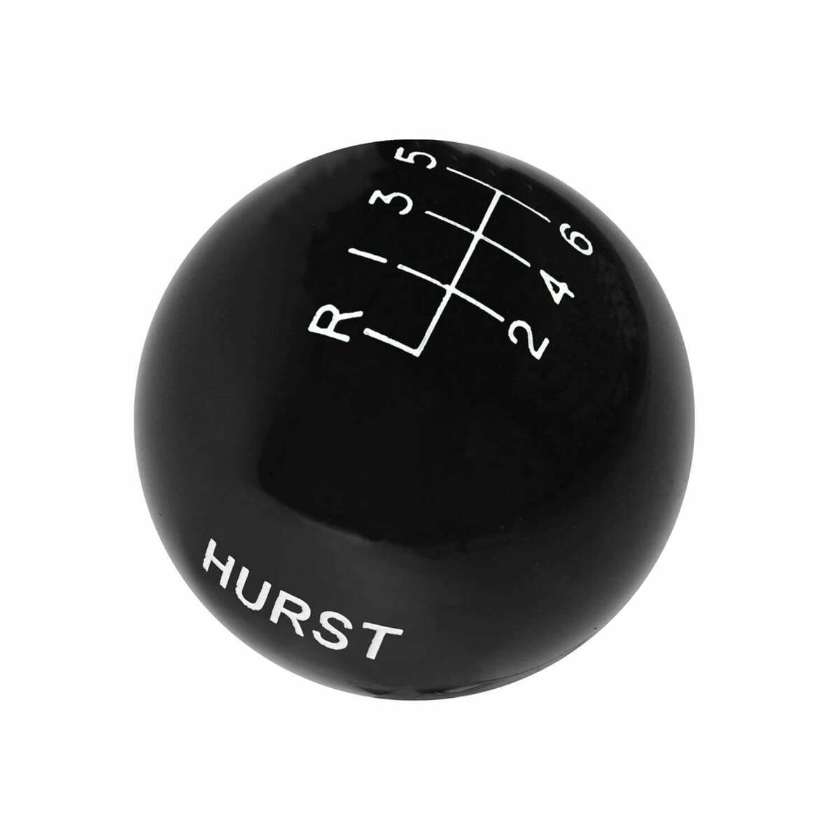 Hurst Shift Knob - Black 6-speed M12 x 1.25 Threads - 1631225