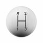 Hurst Shift Knob - White 3 Speed 3/8-16 Threads - 1637624