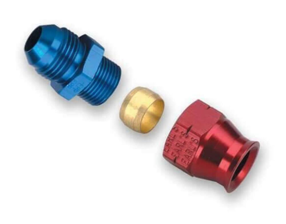 Earls -8 AN Male to 1/2 Tubing Adapter - 165008ERL