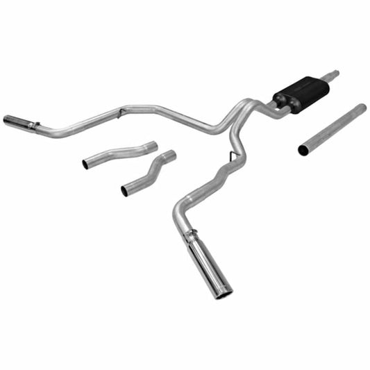 1987-1996 Ford F-150 Cat-back Exhaust System Flowmaster American Thunder 17471