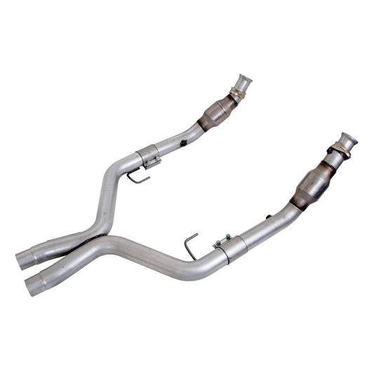 Fits Mustang GT 2-3/4 Full X Pipe W/Converters-1770