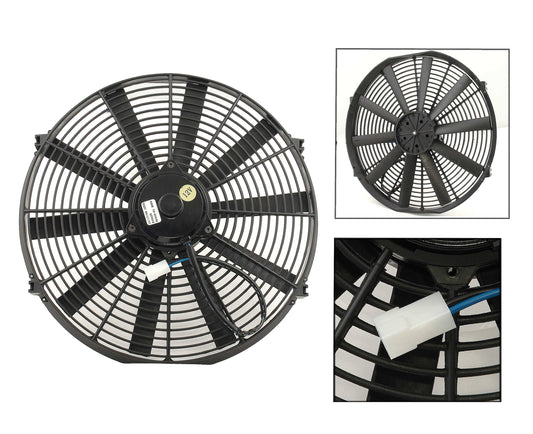 Mr. Gasket Electric Cooling Fan - Reversible - 16 Inch Diameter 2000 CFM 1988MRG