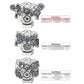 LS A/C Acc Drive Kit R4 A/C Compressor Tensioner & Pulleys Black Finish 20-140BK