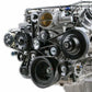 MidMount Complete Acc System GM Gen V LT4 Wet Sump Engines Black Finish 20-220BK