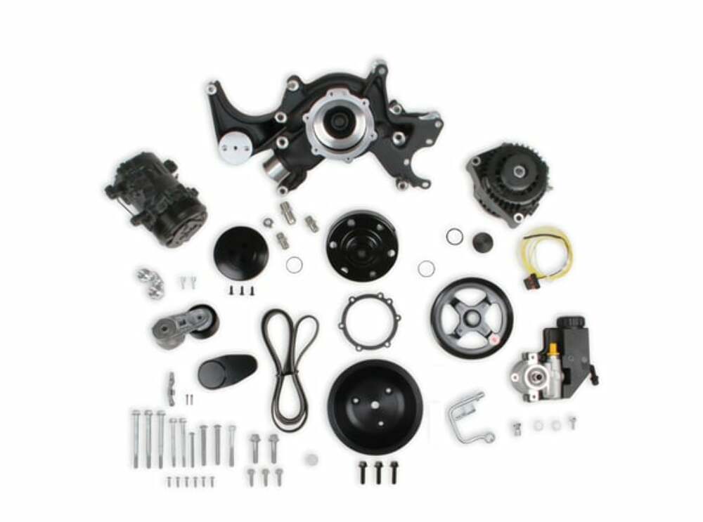 Holley Big Block Chevy Mid-Mount Complete Accessory System - 20-242BK