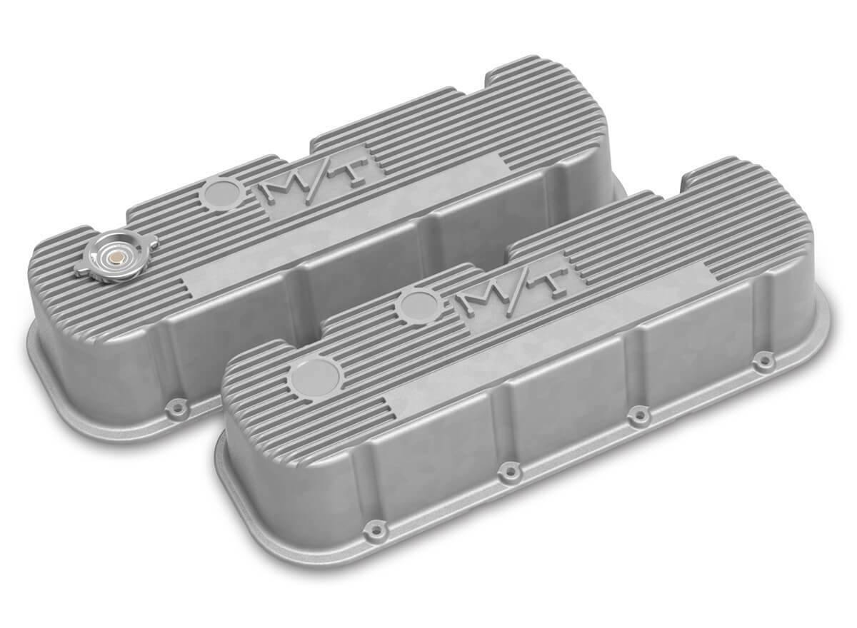 Tall M/T Valve Covers for Big Block Chevy Engines - Natural Cast Finish 241-150