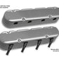 2-Pc LS Finned Valve Covers - Natural Finish - 241-180