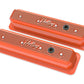 Holley Finned Valve Covers Small Block Chevy Engines Factory Orange 241-249