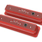 Holley Finned Valve Covers Small Block Chevy Engines Gloss Red Finish 241-250