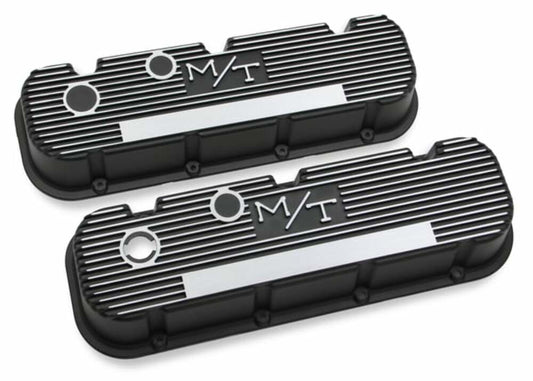 M/T Valve Covers for Big Block Chevy Engines - Satin Black - 241-85
