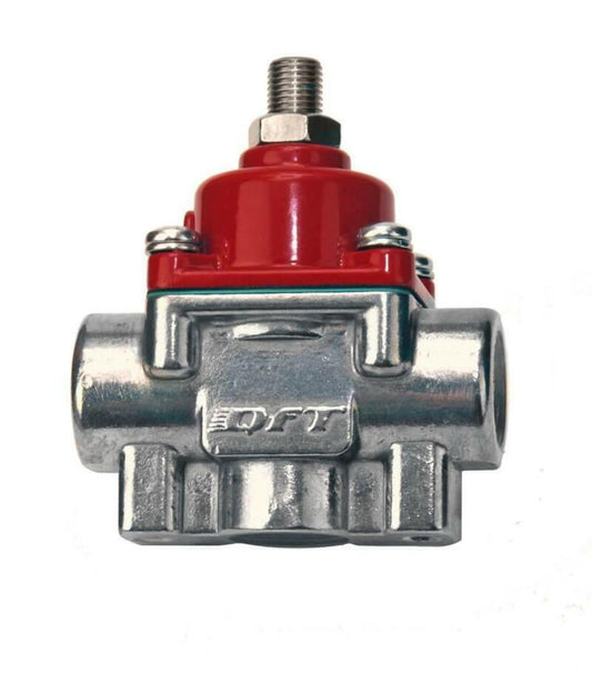 Quick Fuel 30-900QFT Fuel Pressure Regulator Red Top And Silver Base