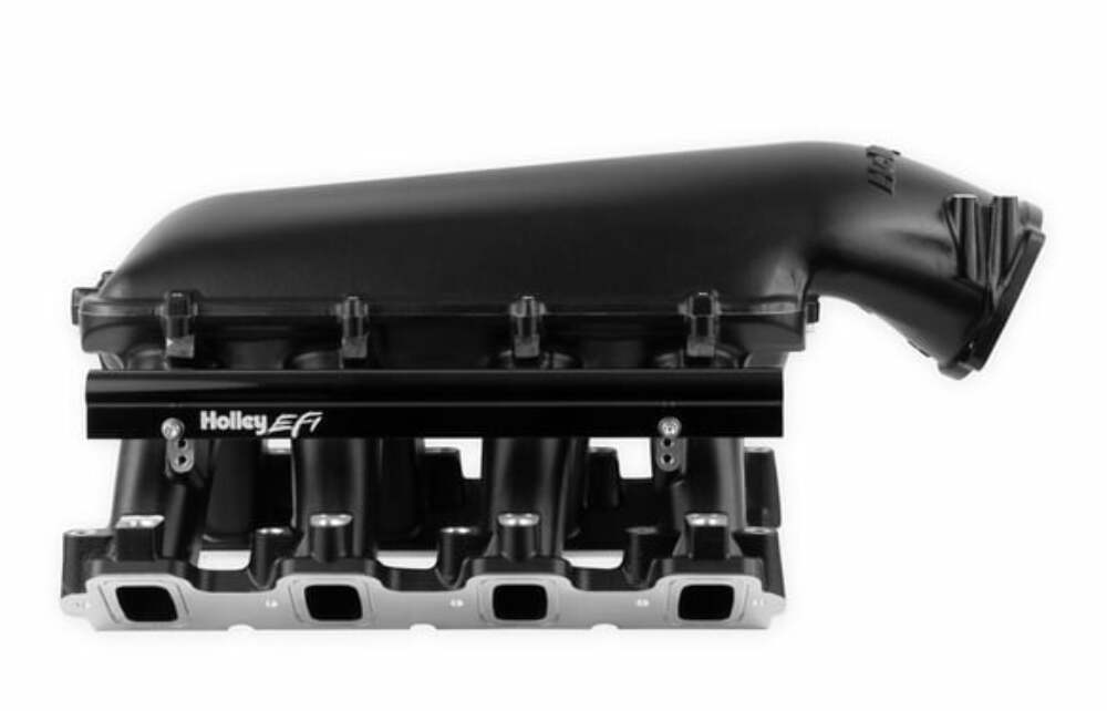Holley LS Hi-Ram EFI Manifold- Black - 300-125BK