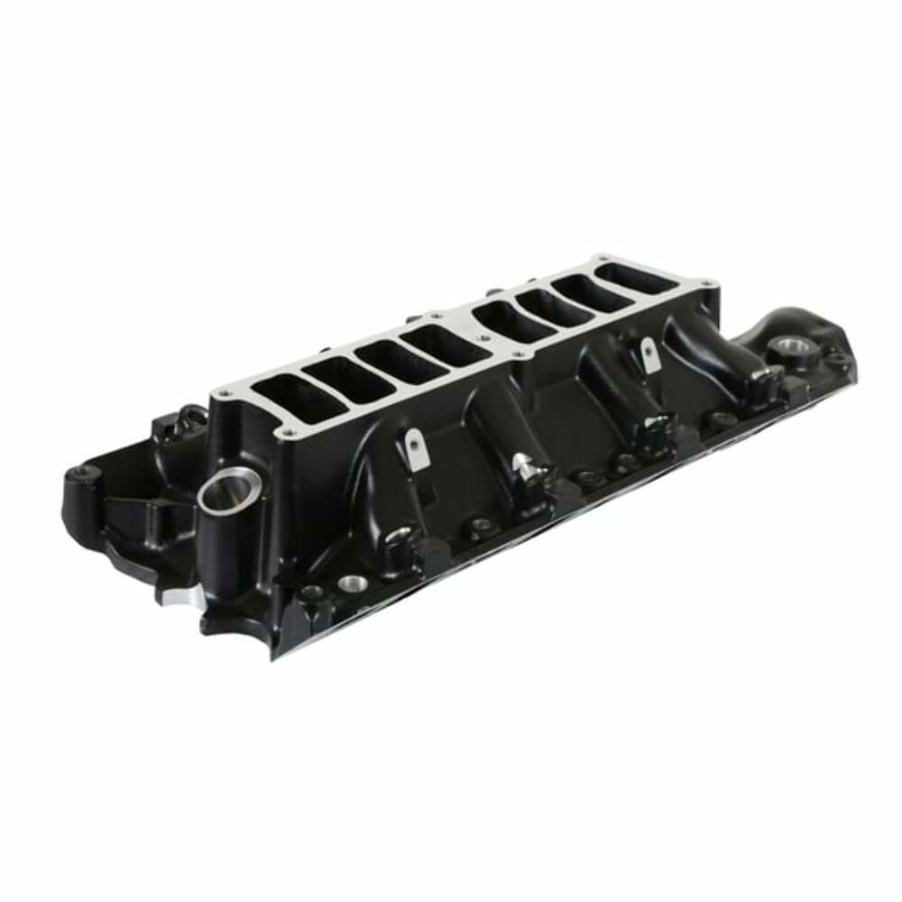 Holley SysteMAX Intake - Ford Small Block V8 - Black Ceramic Coated - 300-72BK