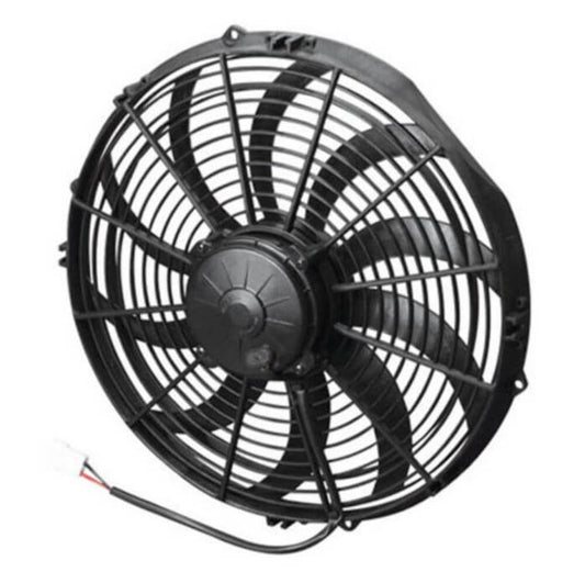 SPAL 14 Pull Type Curved Blade Radiator Cooling Fan-1865 CFM