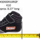 Euro Carbon-L Sfi Shoe Kids 10 - 30400910RQP