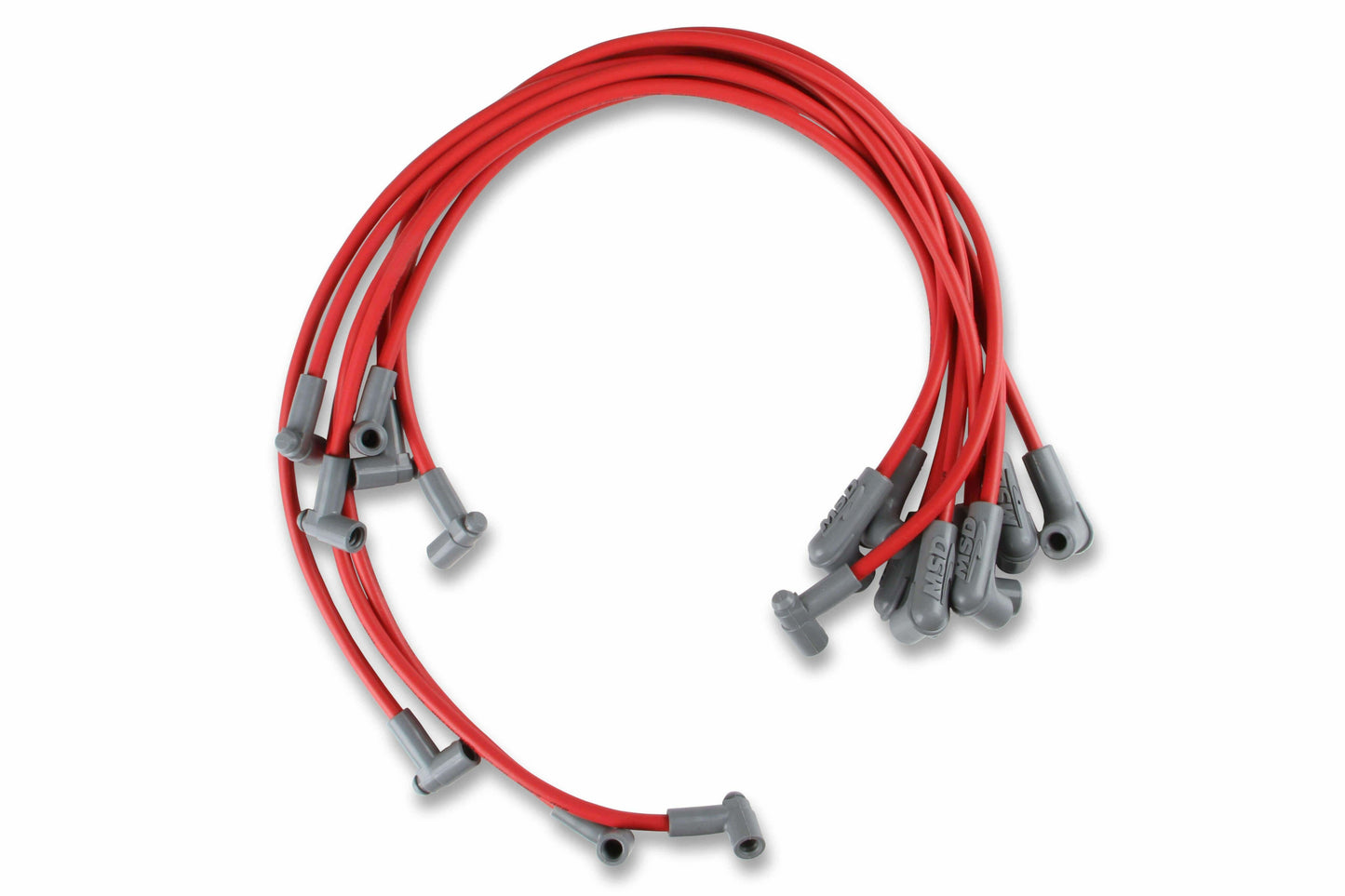 MSD Spark Plug Wire Set 31359; Super Conductor 8.5mm Red 90¡ HEI for Chevy SBC