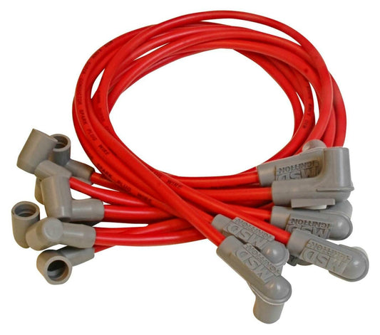Super Conductor Spark Plug Wire Set, Small Block Chevy, Socket Dist. Cap - 31599