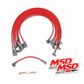 MSD 35599 - Spark Plug Wire Set ; Super Conductor 8.5mm Red for Chevy 262-400 SBC