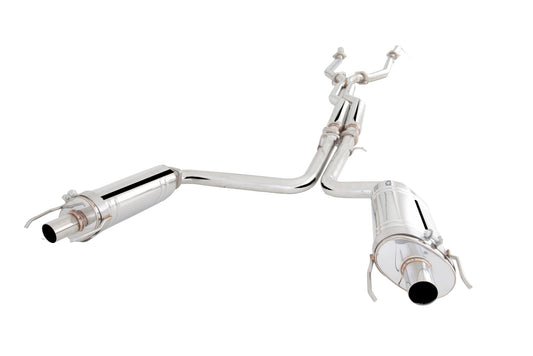 XFORCE Exhaust ES-LISF-CBS for Lexus ISF 8cyl Dual Cat-Back System