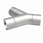 Universal Exhaust Pipe Smooth Trans Y 2.50 SS 70 deg. 10733 Magnaflow