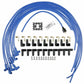 Spark Plug Wire Set - Super Stock Copper Core 8mm - 90 Deg. Boots - Blue - 4039B