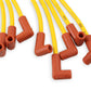 Spark Plug Wire Set - 8mm - Yellow with HEI Stock Style Boots - 4048