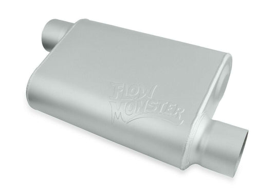 Flowmonster 2-Chamber Muffler 43043-FM 3.00 Offset Inlet / 3.00 Offset Outlet