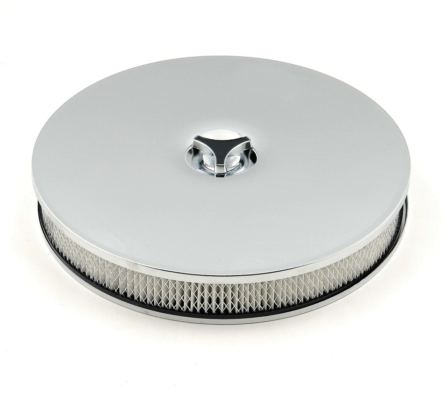 Mr. Gasket Air Cleaner - Low Mount - Chrome - 4339