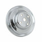 Mr. Gasket Water Pump Pulley - Chrome - Double Groove - 4967