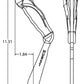 Hurst Pistol Grip Shifter Stick for Mopar B & E Bodies - 5388575
