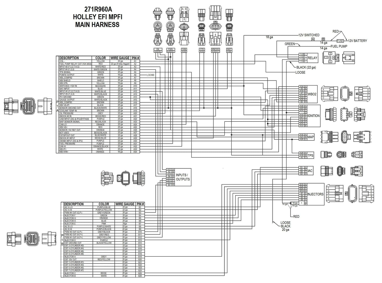 HP EFI Universal MPI Retrofit Kits - 550-501