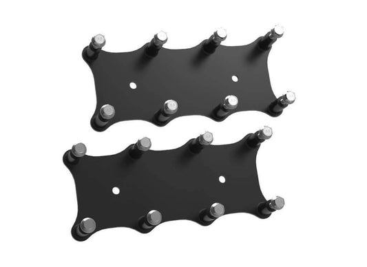 Holley EFI Igntion Coil Remote Relocation Bracket, Black Finish, Pair - 561-130