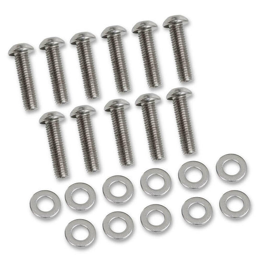 Mr. Gasket Valley Cover Bolt Set - Stainless Steel - 60920G