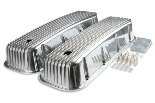 Mr. Gasket Cast Aluminum Tall Valve Covers - Polished - 6859G