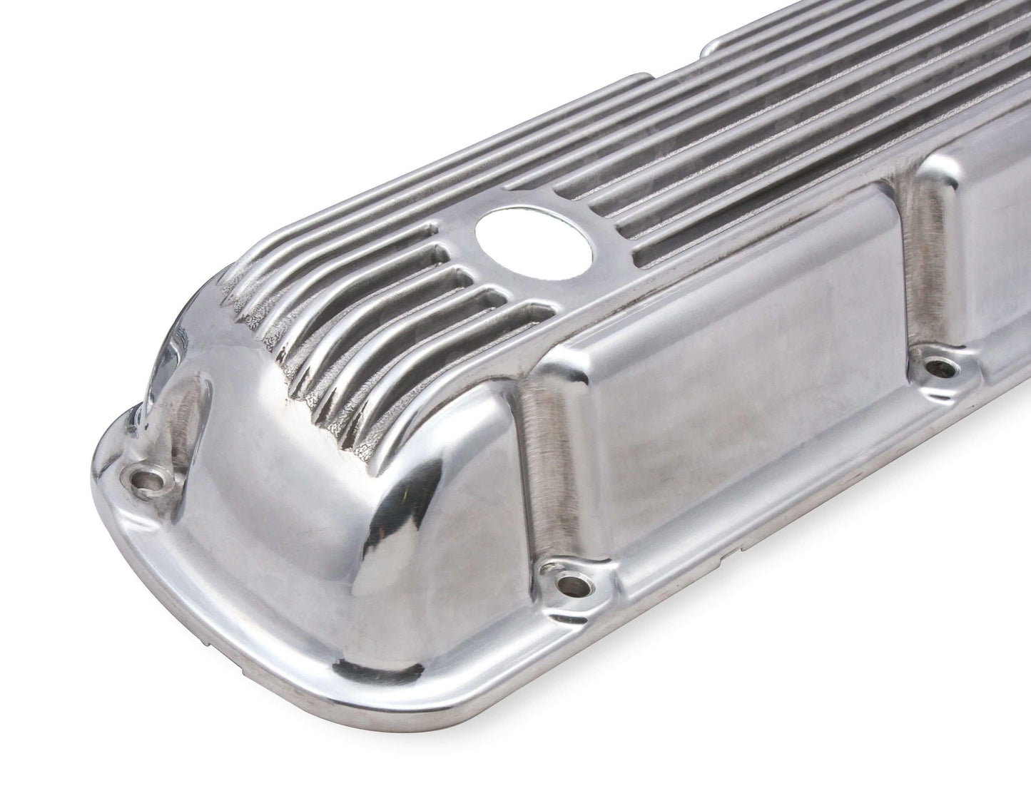 Mr. Gasket Cast Aluminum Valve Covers Pair - Polished - 6861G