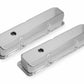 Mr. Gasket Fabricated Aluminum Valve Covers - Silver Finish - 6872G