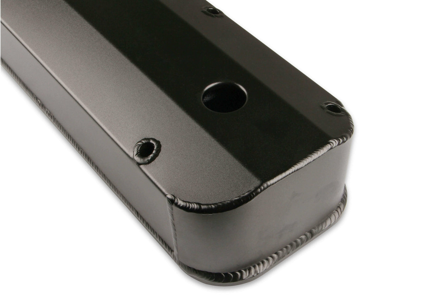 Mr. Gasket Fabricated Aluminum Valve Covers - Black Finish - 6880BG
