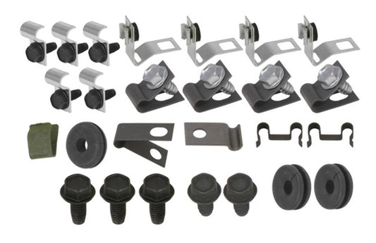 Fits 68 Mustang; 8 cylinder, Convertible; Clip Kit-68Z-BF8C
