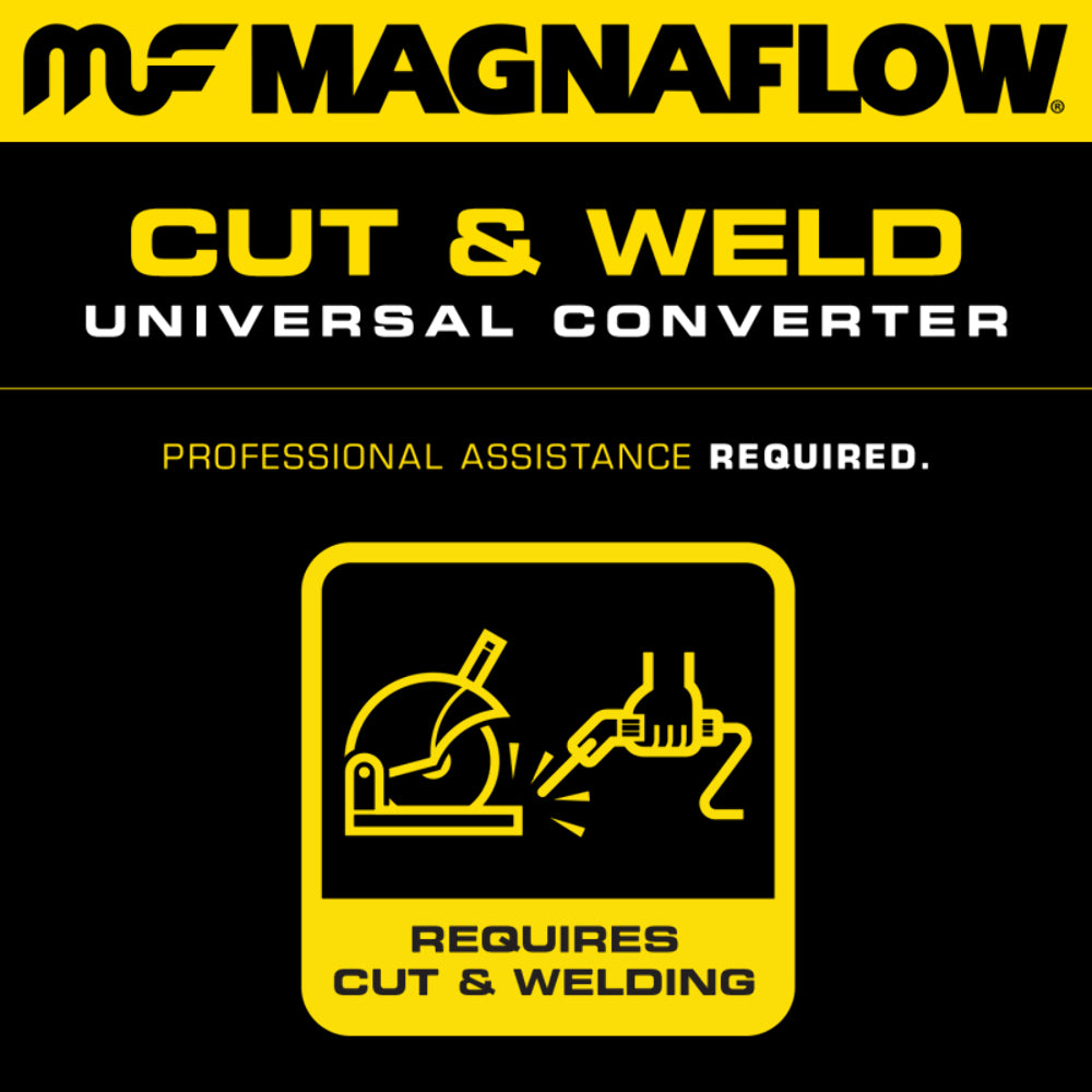 Universal Catalytic Converter 4 Metallic 5 Spun 69012 Magnaflow