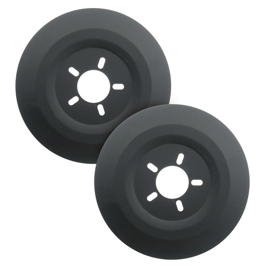 Mr. Gasket Wheel Dust Shields - Fits Most 16 Inch Wheels - 6906