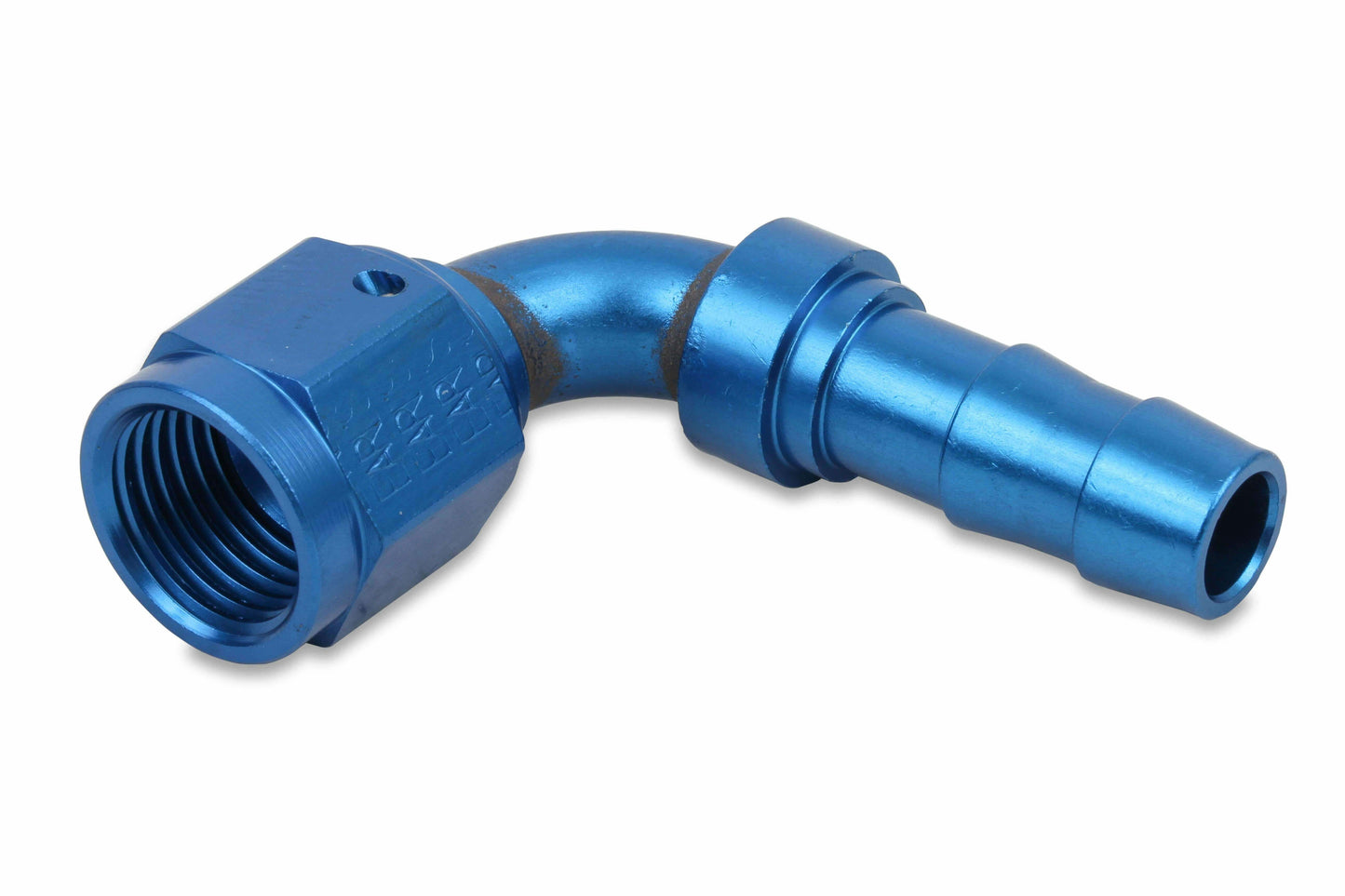 Earls Super Stock&trade; 90 Degree Hose End -4 Female to 1/4 Barb - 709145ERL