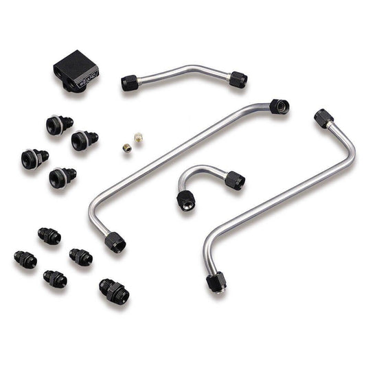Weiand 4150 Carb Fuel Line Kit - 7093