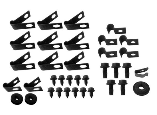 Fits 70 Mustang; 6 cylinder, Convertible; Clip Kit-70Z-BF6C