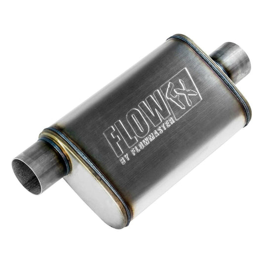 Flowmaster 71229 Flow FX Moderate Sound Muffler w/ 3 Offset In/3 Center Out