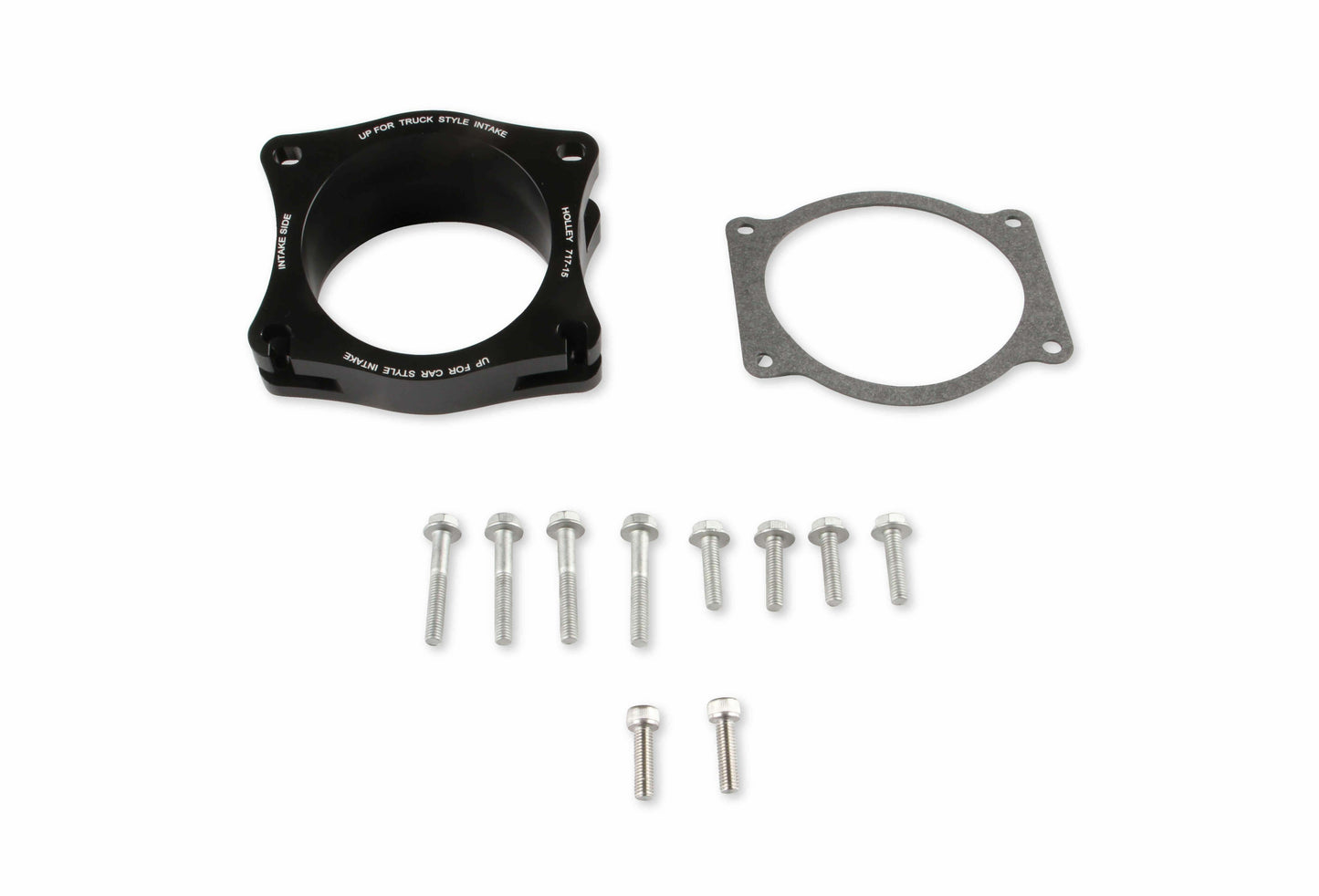 Holley 717-15 - Throttle Body Angle Adapter - for GM LS and LT, and LT4 Intakes