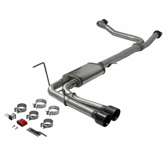 Fits 2017-2023 Nissan Titan 5.6L, Dual Same Side Out Exit, Exhaust System-718105